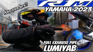 NEW FULL EXHAUST YAMAHA R1M 2023 | BACK RIDE EXPERIENCE ALFRED & REED