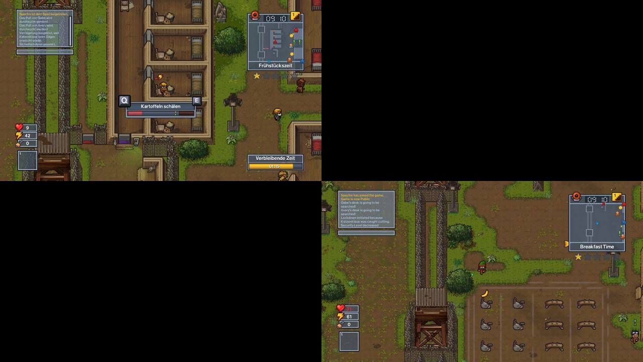 The Escapists 2 K.A.P.O.W. Camp Perimeter Breakout Coop WR 0423