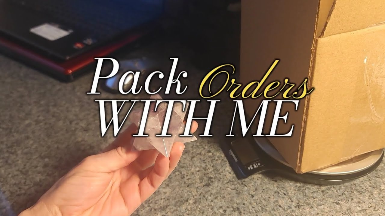 Pack Crystal Orders With Me! Double Merkabah Edition ✨