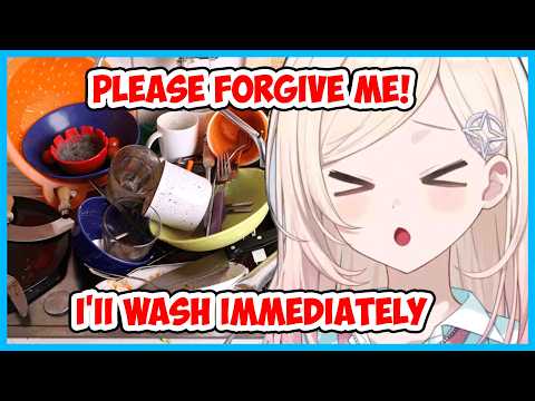 Hinami worries that Chat will hate her for skipping the dishes
