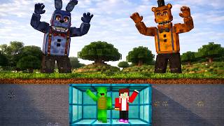 Shadow Bonnie VS Mikey and JJ Glass bunker! – Maizen