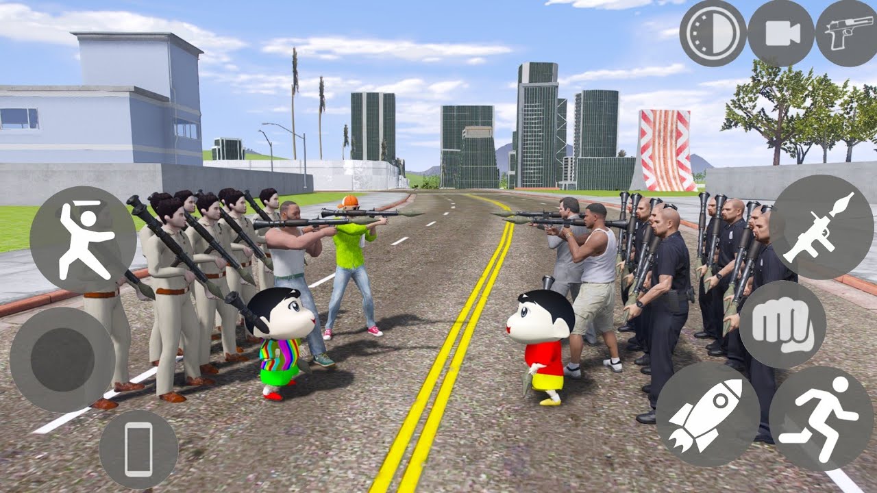 Franklin Gang Gta 5 Franklin Gang Fight in Indian Bike Driving 3D 