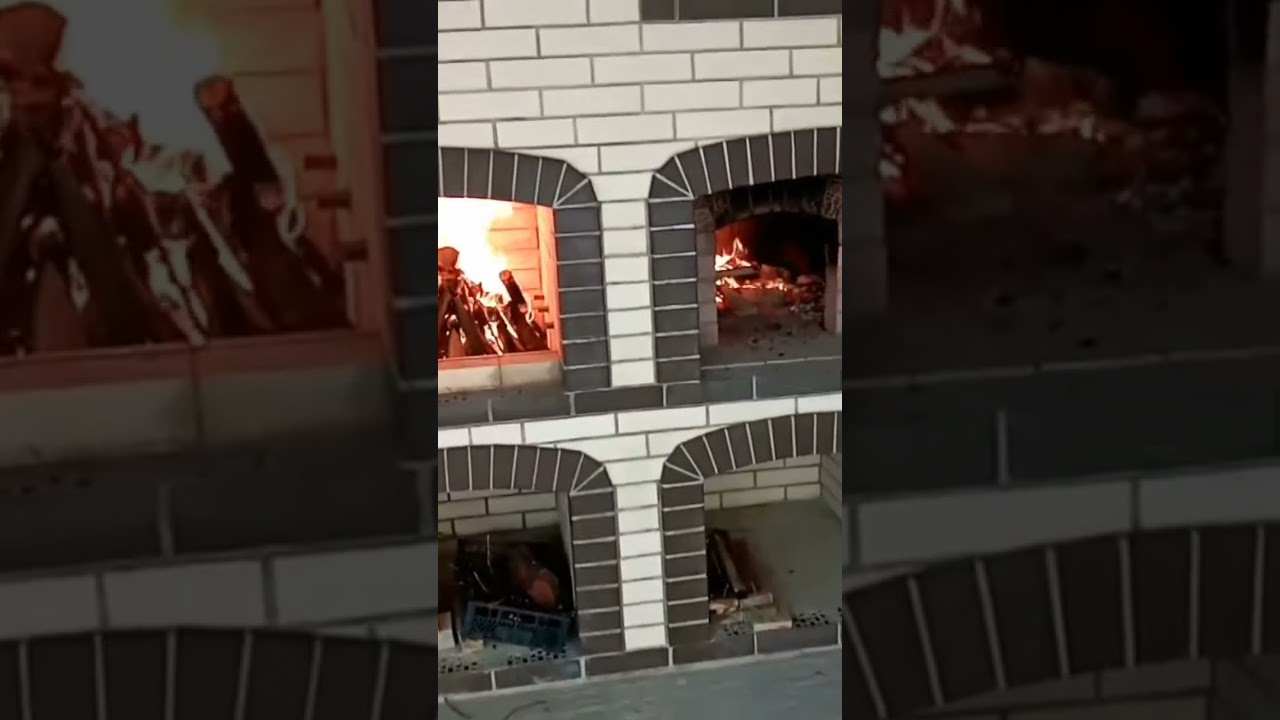 Мангальный комплекс с русской печкой для дачи 