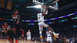 LeBron's MONSTER Reverse Dunk In Year 19!