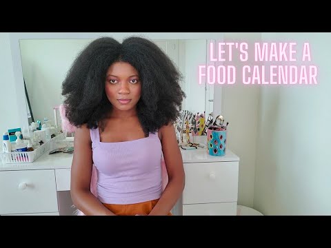 How To: Make A Food Calendar
