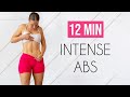 12 min slow  intense abs  workout for defined abs