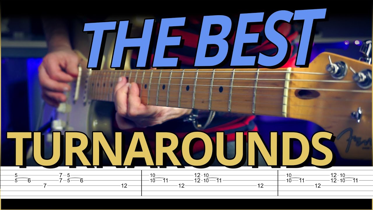 The Best BLUES TURNAROUND LICKS in action!