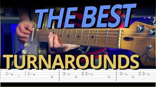 The Best BLUES TURNAROUND LICKS in action! chords