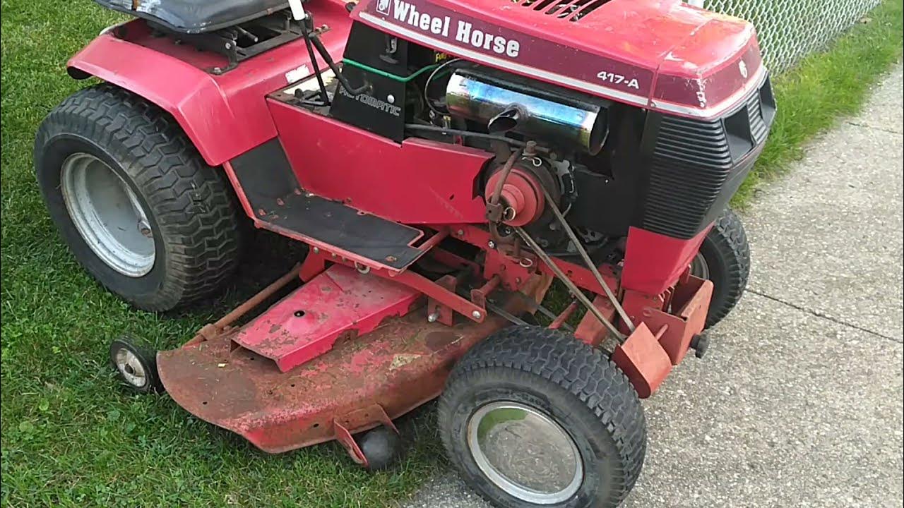 wheel horse 417a YouTube