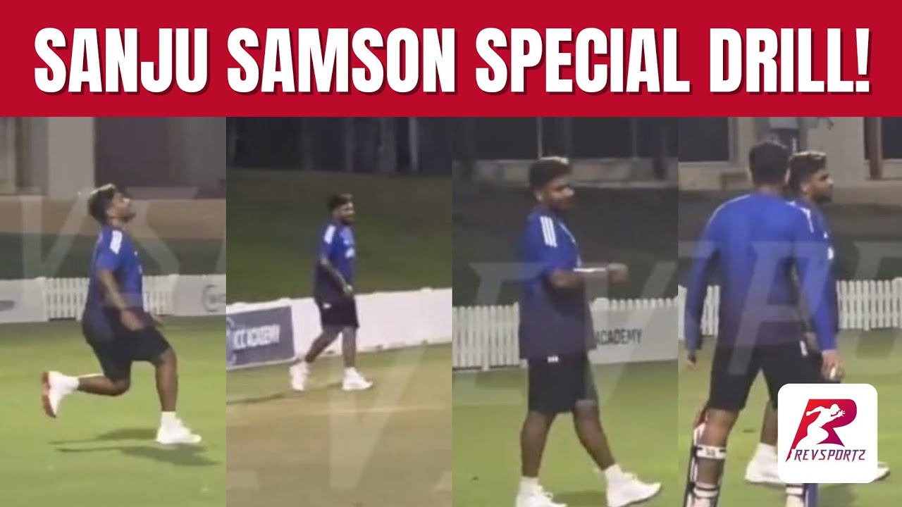 Special practice for Sanju Samson - Will he play as a fielder? Ft. Rohit Juglan in Dubai | Asia Cup