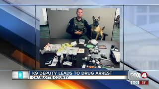 Charlotte County K9 deputy assists in drug arrest
