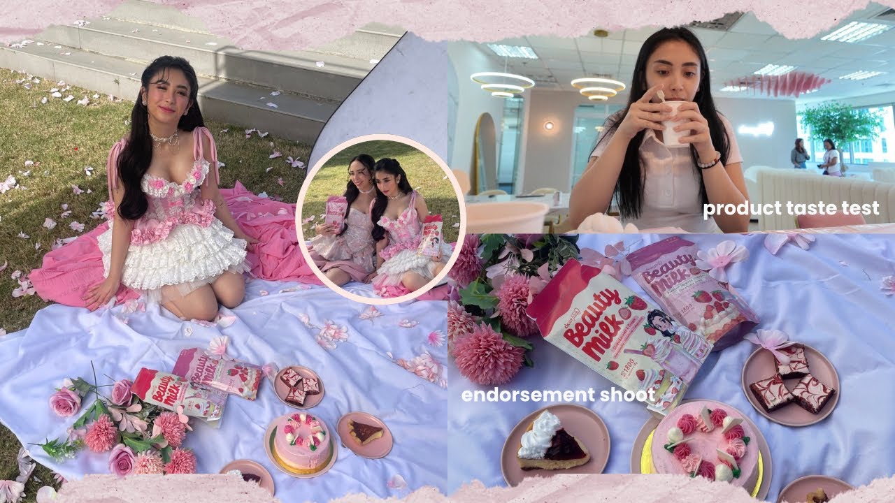 My Beauty Milk Flavor 🍓🍰 (research & development process & shoot) || Bea Borres