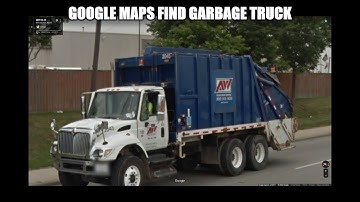 Google Maps Find garbage truck of chicago,indy and Cincinnati