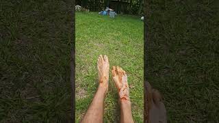 Dipped in soy sauce/ comment for suggestion #feet #nasty