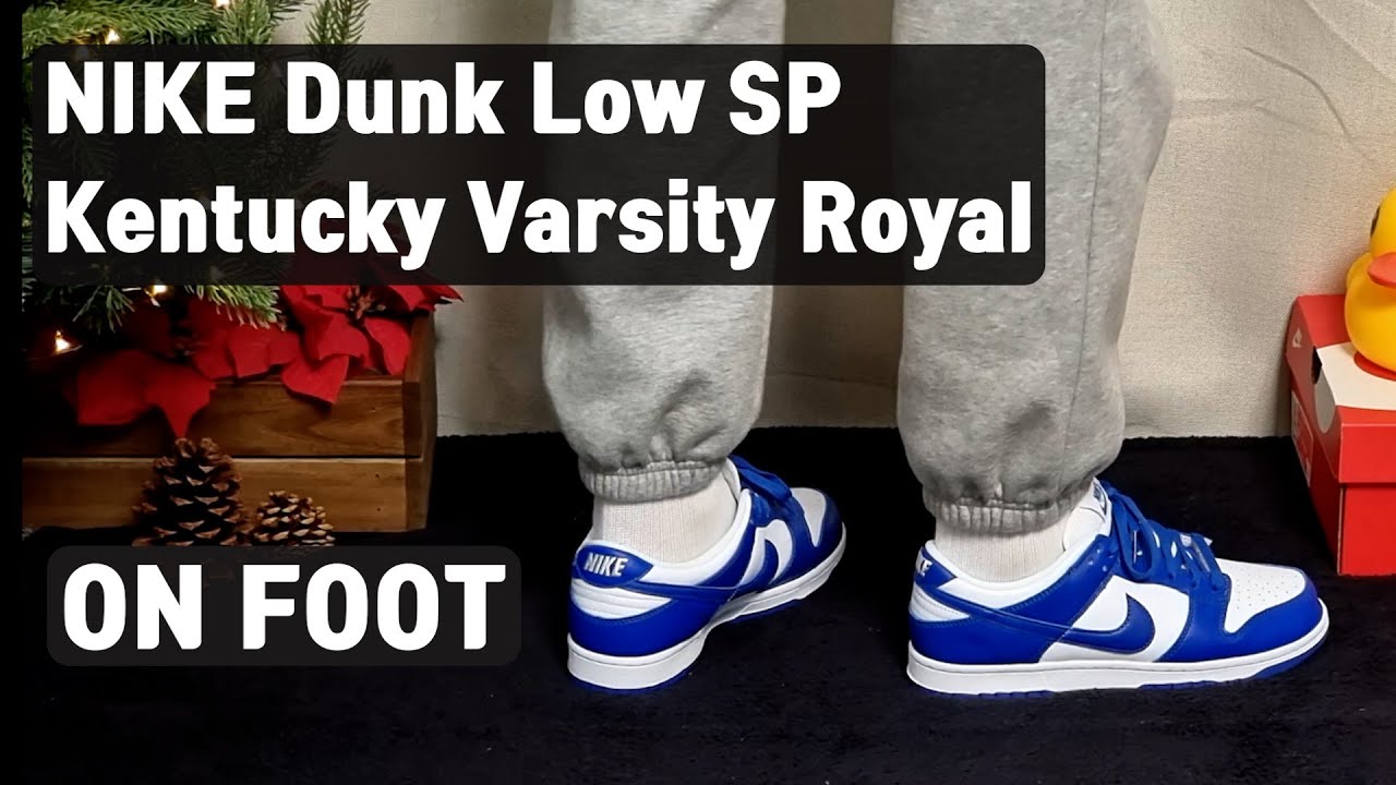 [JUST, ON FEET] Nike Dunk Low SP Kentucky Varsity Royal