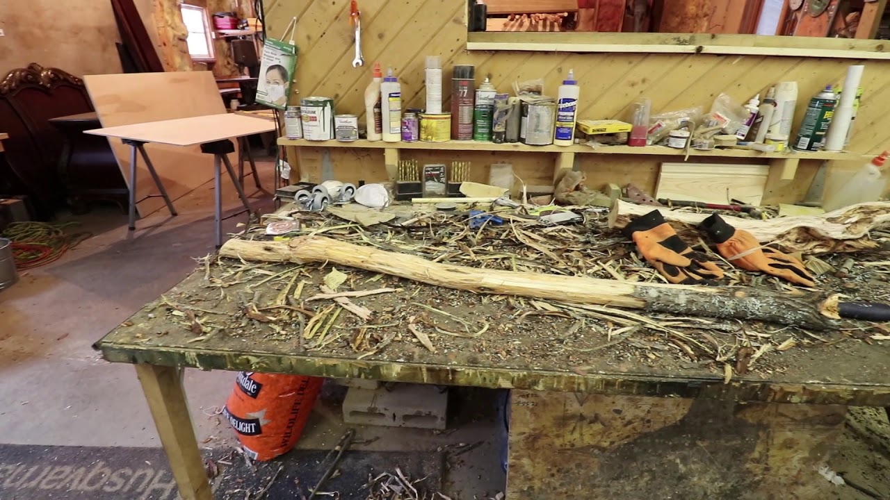 THE WORKSHOP. Winter Workshop Projects Begin. Dad starts a center island cabinet.