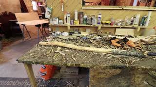THE WORKSHOP. Winter Workshop Projects Begin. Dad starts a center island cabinet.