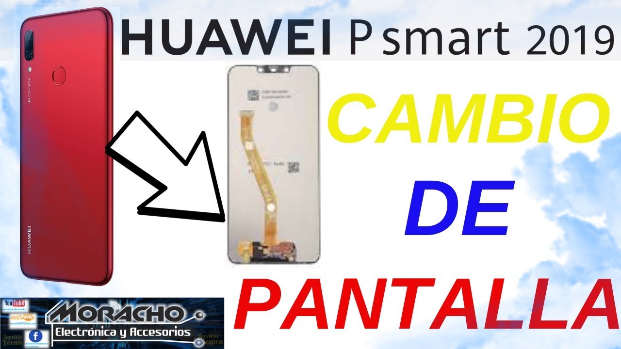 Huawei P smart 2019 POT-LX3 disassembly LCD replacement -TUTORIAL- - YouTube