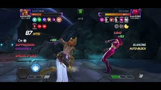 Angela vs Node 43 Ruby Thursday | Offseason | Marvel Contest of Champions