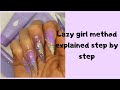 LAZY GIRL METHOD STEP By STEP | USING MAKARTT PURPLE POLYGEL KIT