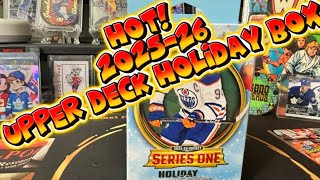 2025-26 Upper Deck Hockey Series 1 Holiday Box #upperdeck #hockey #opening 
