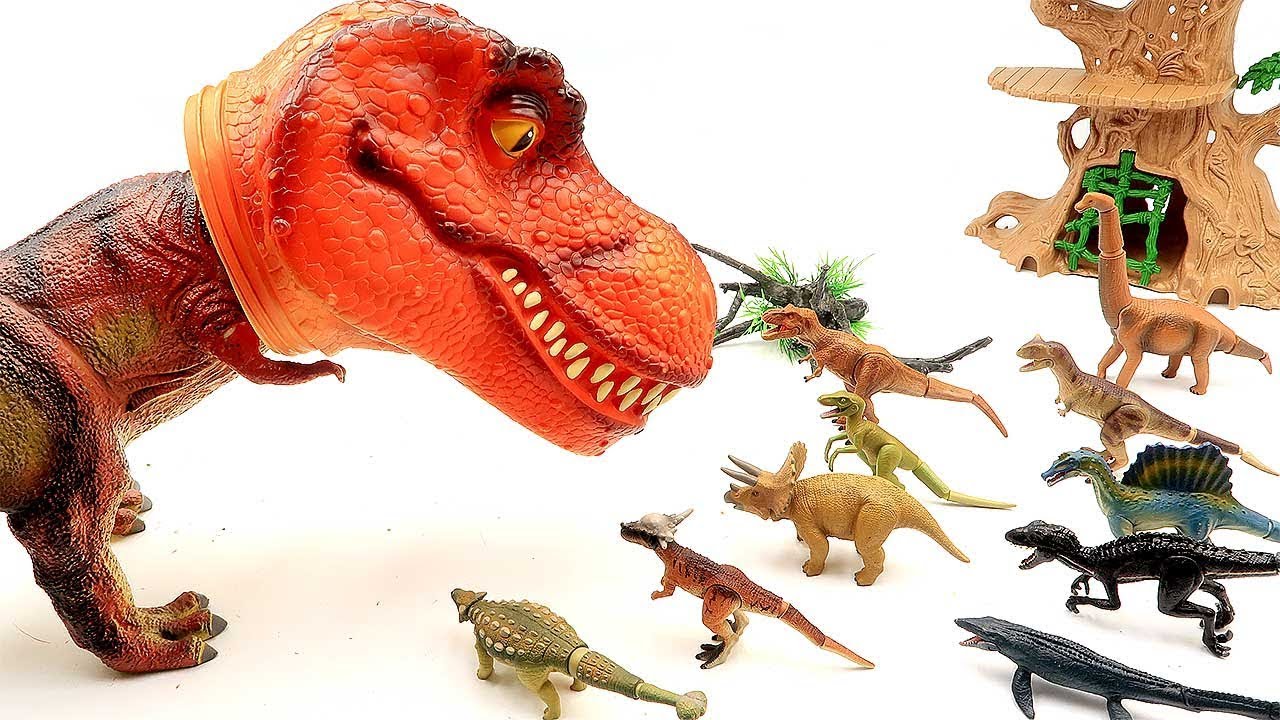 toy dinosaurs youtube