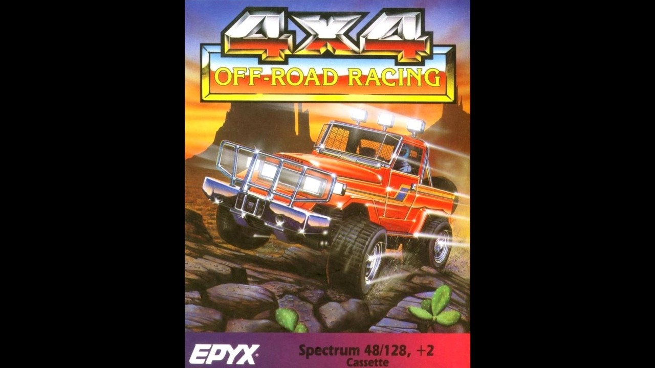 ZX Spectrum - 4x4 Off-Road Racing 'Title & Gameplay' - YouTube