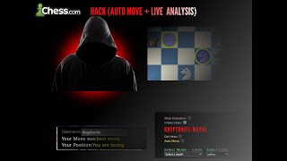 How to Hack on Chess.com (New Updated ) [Auto Move + Hints + Live game Analysis] screenshot 3