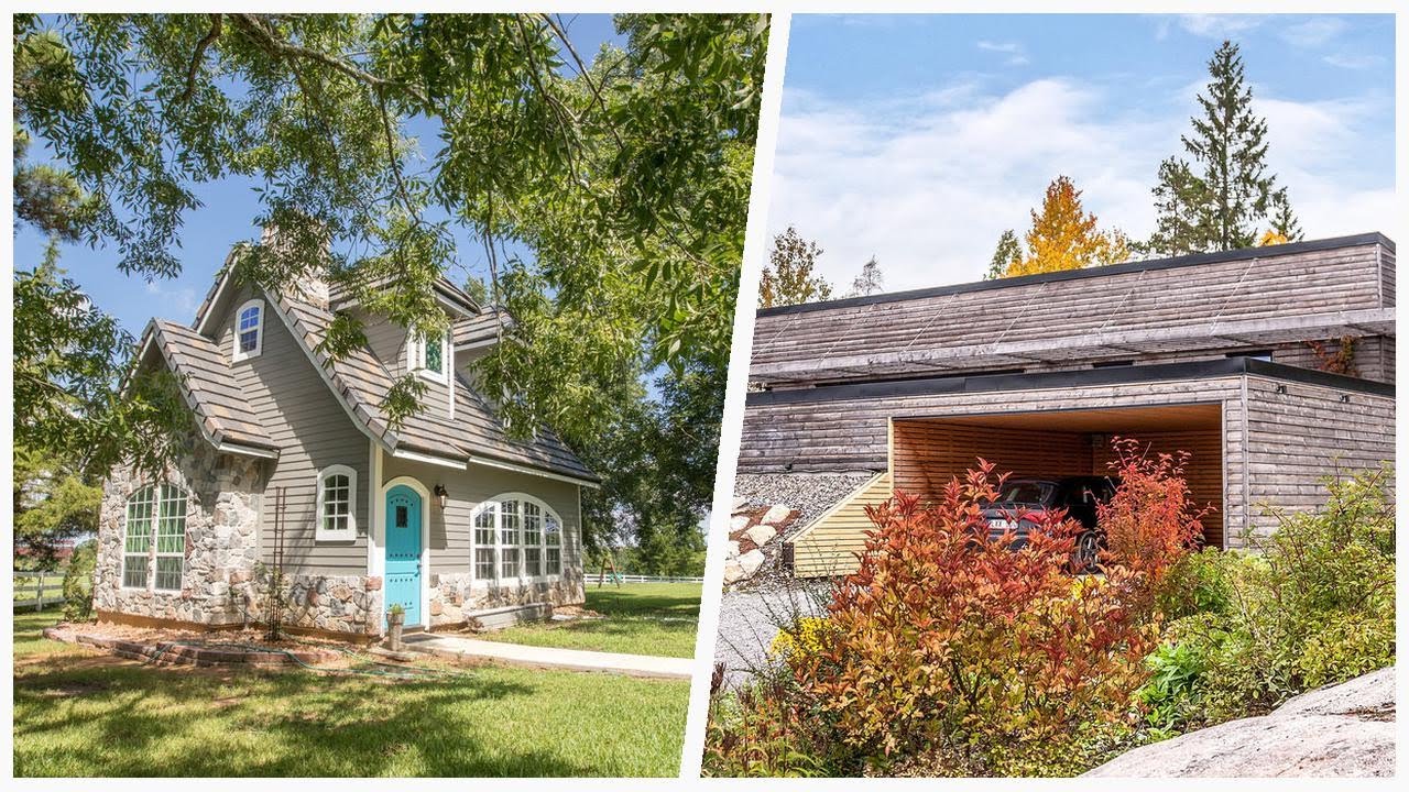 75 Scandinavian Gray Exterior Home Design Ideas You'll Love ⭐️