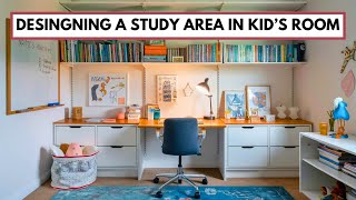 How to Design a Study Area in Kids' Room