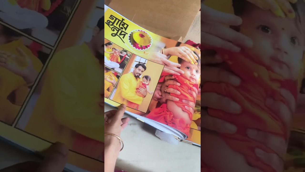 Canvera album unboxing                rice ceremony album  