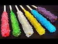 DIY Science Experiment How To Make Colorful Sugar Crystal Rock Candy | CaptainScience