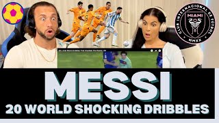 Lionel Messi Reaction - 20 Dribbles That Shocked The World - He's An Unstoppable Force!