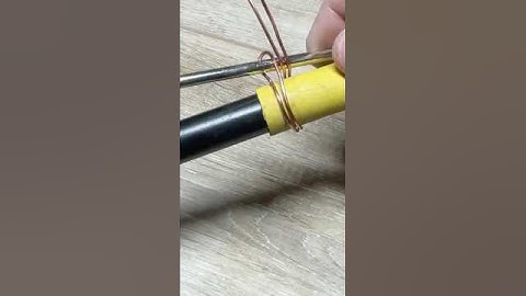 Remember this tip! How to securely clamp a hose with wire? #shorts