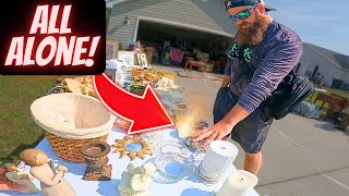 No one showed up to this Community Yard sale  we bought everything!