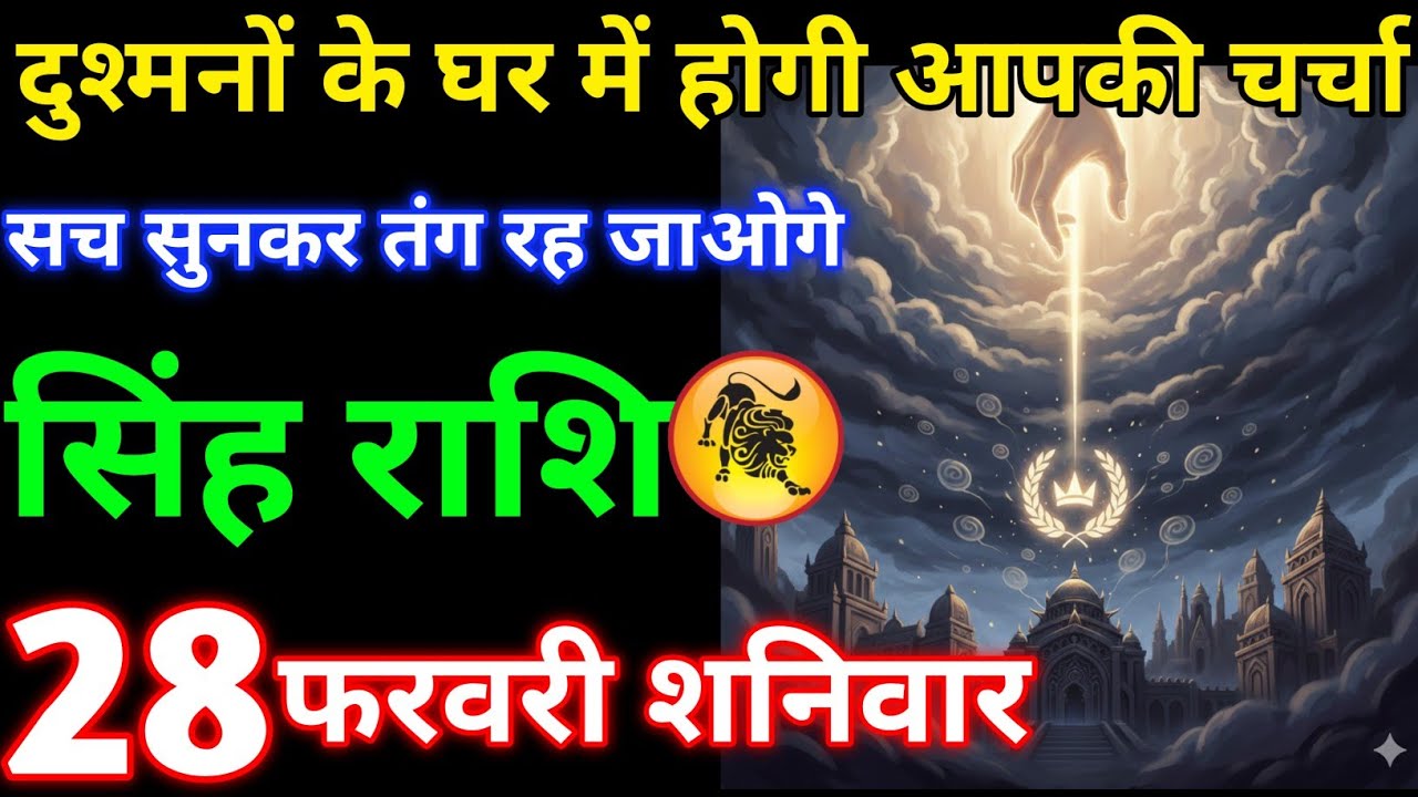 दुश्मनों के घर में होगी आपकी चर्चा सच सुनकर तंग रह जाओगे#singhrashi 