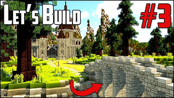 Minecraft 1.14 Medieval Bridge, Custom Fantasy Trees: Let