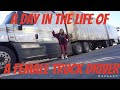 A DAY IN THE LIFE OF A YOUNG LATINA FEMALE TRUCK DRIVER!!