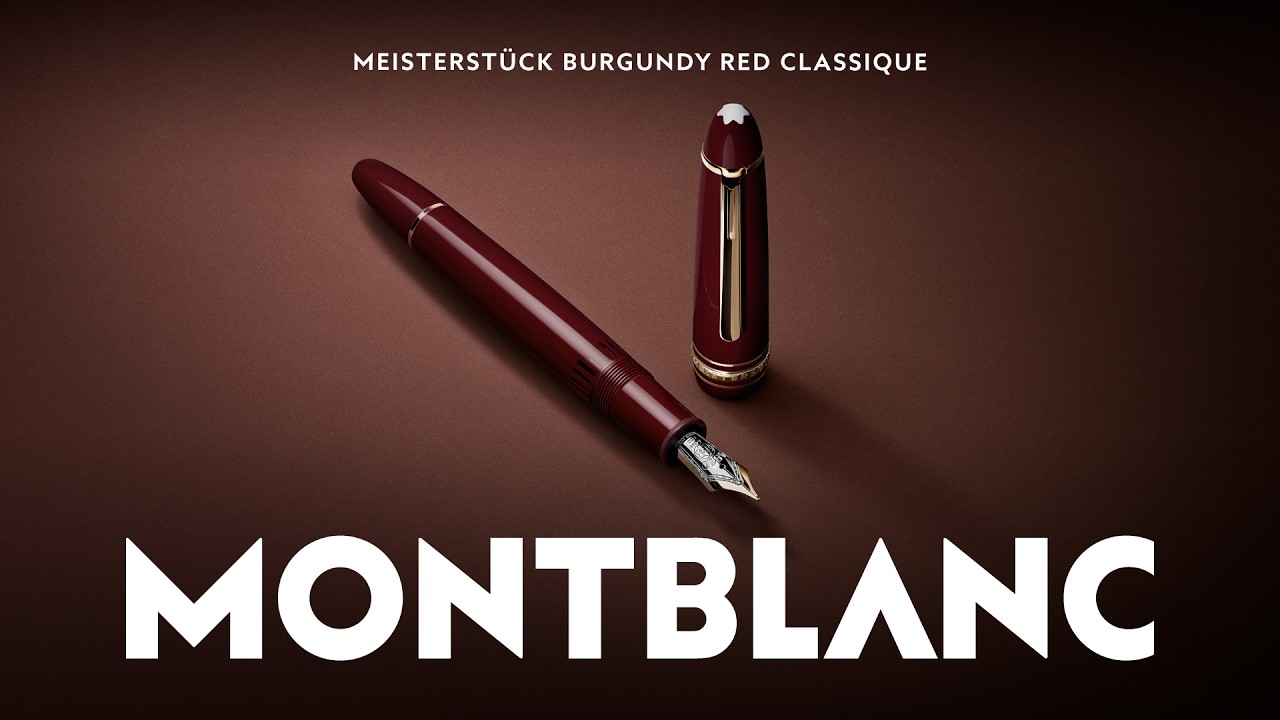 MONTBLANC Meisterstück classic バーガンディ Montblanc | Meisterstück Burgundy Red Classique​​ - YouTube