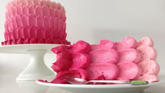 Super Easy Airbrush Ombre Cake- Rosie's Dessert Spot 