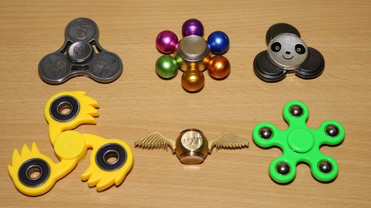Awesome Fidget Spinners!!! Panda, Multicolor, Harry Potter and