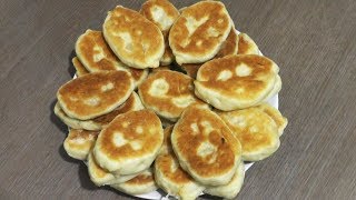 Жареные пирожки с капустой - вегетарианский рецепт Жареные пирожки с капустой - вегетарианский рецепт