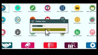 Delete Items or Products - AccroBIZ ERP
