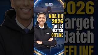 NDA 02/2026 Offline Target Batch ✅🎯 #nda2 #nda2026targetbatch #targetbatchnda #ndapreparation #kgs