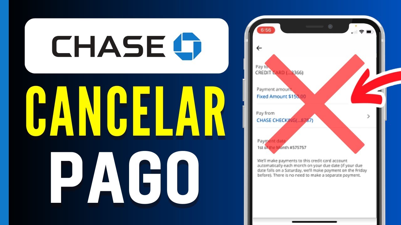 Cómo cancelar un pago en Chase Bank