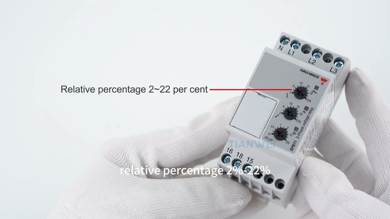 Carlo Gavazzi  Monitoring Relay 3-Phase Relay DPB71CM48