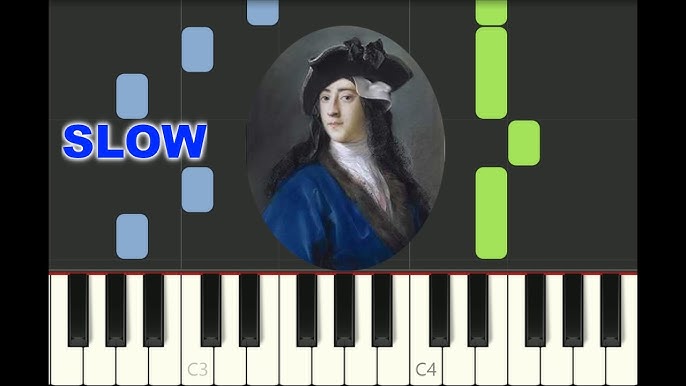EASY piano tutorial "ADAGIO IN G MINOR" Albinoni, classic, with free sheet  music - YouTube