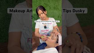 Dusky Skin Makeup Masterclass |#youtubeshorts #viral #shorts #shortvideo #freebeautationcourse #mua