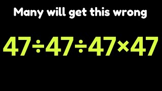 Only 1 in 5 Can Solve This Equation