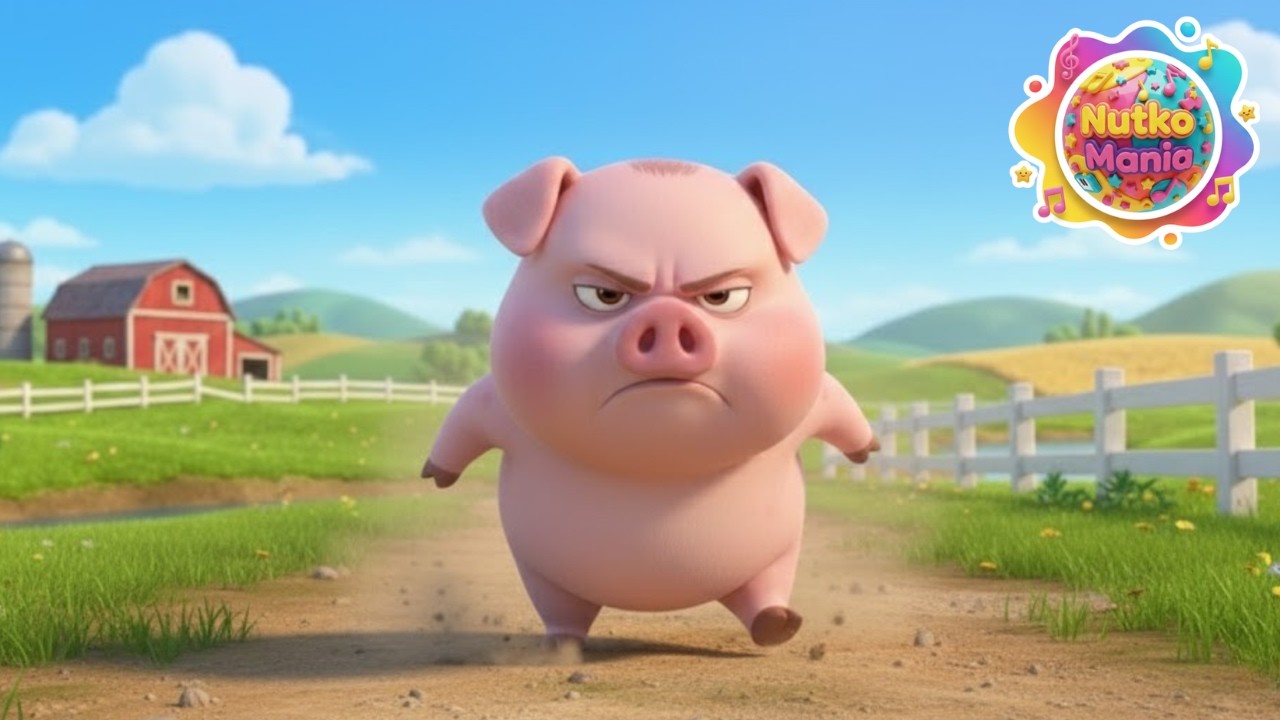 Świnka Fosia robi wielki foch - Piosenki dla dzieci | NutkoMania